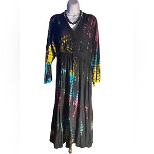 NWT.    S/M in Size. Tye-Dye Dress by Sacred Threads RD/RD 222664